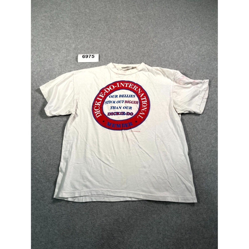 Caribbean Dream T Shirt Mens XL White VTG 1993 Dickie-Do International Graphic